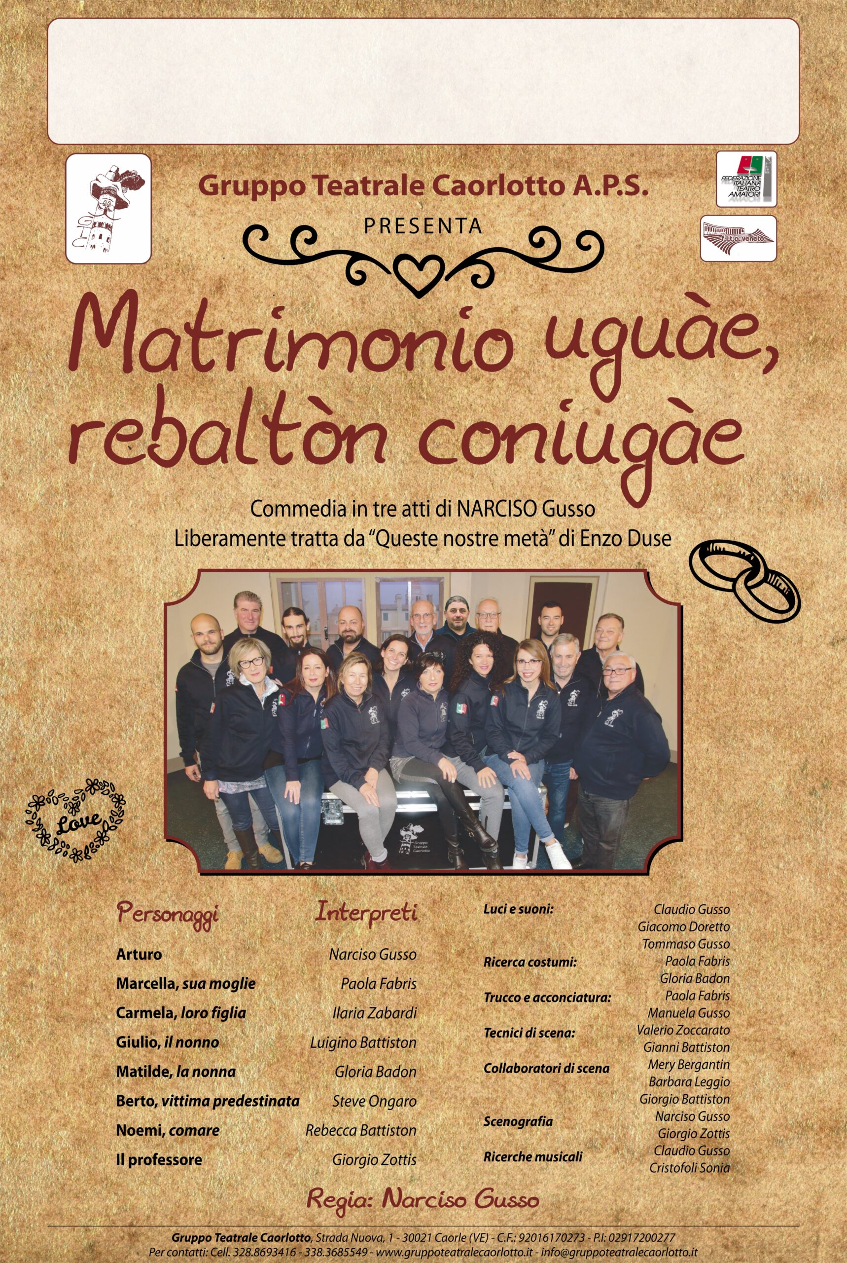 Matrimonio uguàe, rebaltòn coniugàe